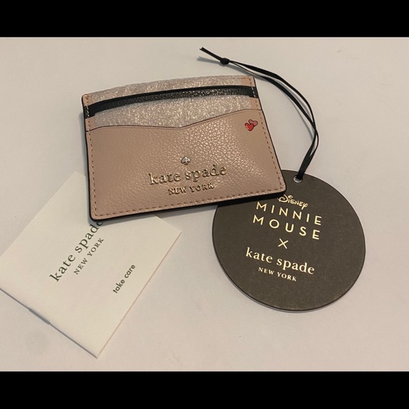 Kate Spade x Disney Minnie Mouse Card Wallet - Picture 5 of 8